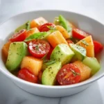 Ensalada Exprés de Aguacate, Tomate Cherry y Melón 4 Ensalada Exprés de Aguacate, Tomate Cherry y Melón