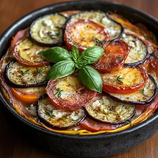 Tian de Verduras Soleadas con Tomillo y Queso de Cabra: Un Festival Mediterráneo en tu Mesa 3 Tian de Verduras Soleadas con Tomillo y Queso de Cabra