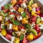 Ensalada Arcoíris de Frutas y Queso Fresco con Semillas Tostadas 4 Ensalada Arcoíris de Frutas y Queso Fresco con Semillas Tostadas