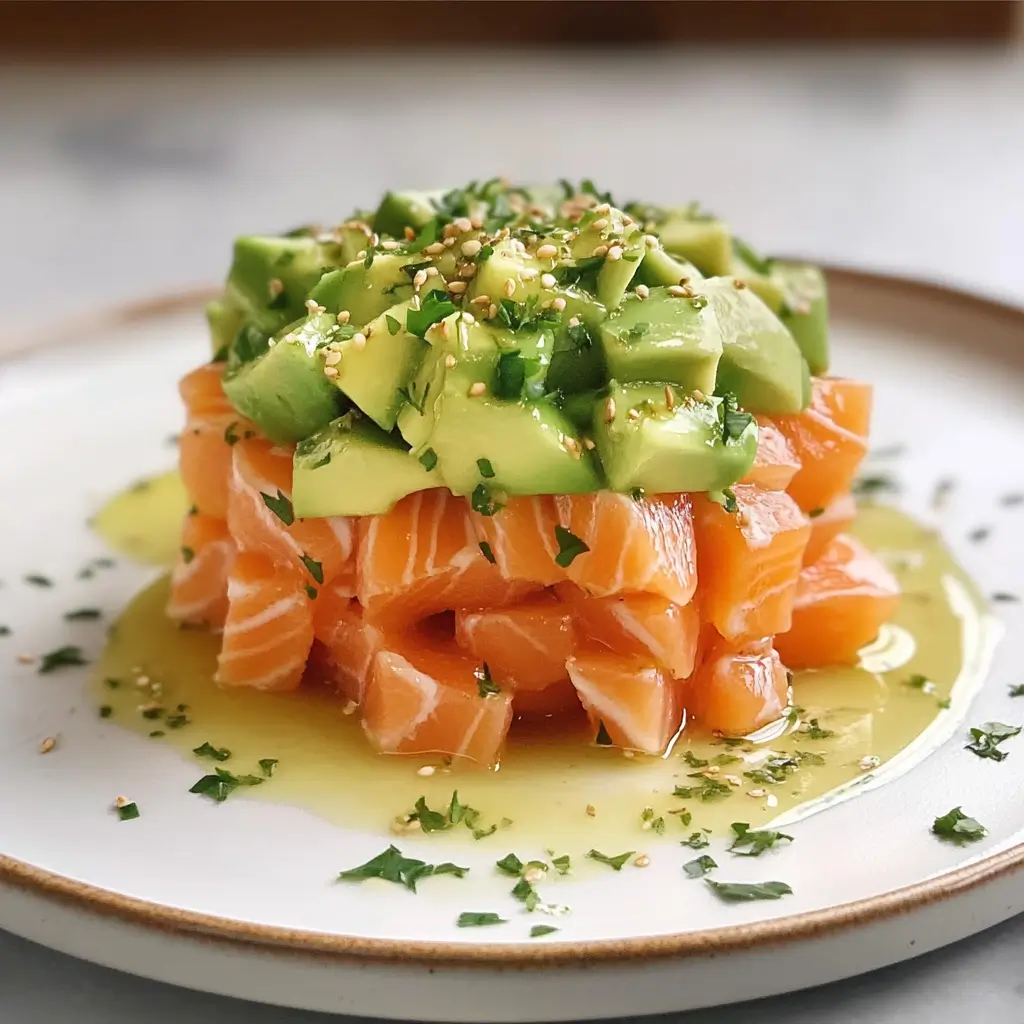 Tartar de Salmón y Aguacate Fresco: Una Experiencia Gastronómica Inolvidable