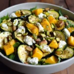 Ensalada de Calabacín Asado, Mango, Queso de Cabra y Pistachos: ¡Explosión de Sabores en 20 Minutos! 5 Ensalada de Calabacín Asado, Mango, Queso de Cabra y Pistachos