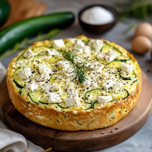 Tarta Crujiente de Calabacín y Queso Feta: Una Delicia Veraniega