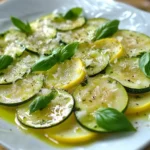 Carpaccio de Calabacín con Limón y Parmesano: ¡Ligero, Elegante y Lleno de Frescura Mediterránea! 5 Carpaccio de Calabacín con Limón y Parmesano