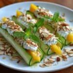 Canelones de Pepino Rellenos de Mango, Queso Cremoso y Almendras: ¡Frescura y Contraste en Cada Bocado! 5 Canelones de Pepino Rellenos de Mango, Queso Cremoso y Almendras: ¡Frescura y Contraste en Cada Bocado!