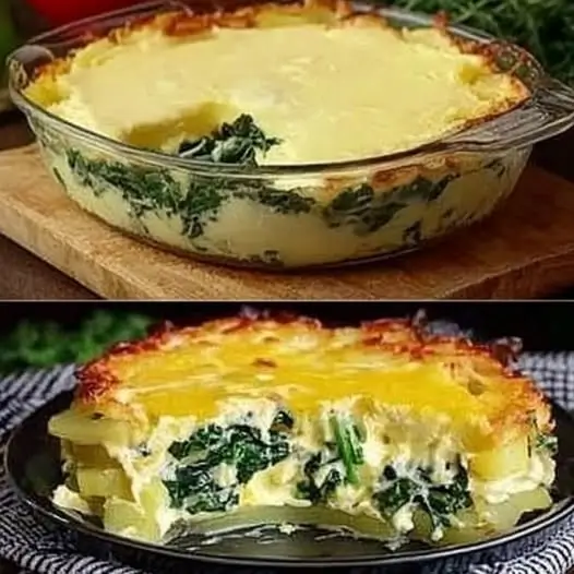 Patatas con Espinacas y Huevos: ¡La Receta Más Fácil y Rica para Tu Cena! 4 Patatas con Espinacas y Huevos