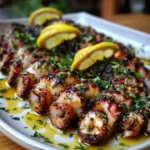 Pulpo a la Parrilla al Estilo Griego: Sabor del Mar con Alma Mediterránea 5 Pulpo a la Parrilla al Estilo Griego