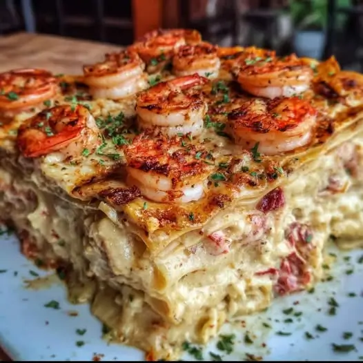 Lasaña de Mariscos: Del Mar al Horno, ¡Una Delicia Cremosa e Inolvidable!