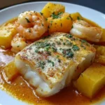 Guiso de Pescado Blanco con Gambas y Patata