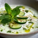 Sopa Fría de Pepino y Yogur
