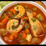 Caldo de Pescado con Camarón
