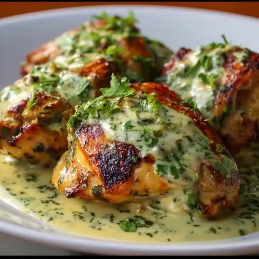 Pechugas de Pollo con Crema de Cilantro: Un Manjar que Te Sorprenderá