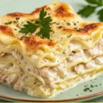 Lasaña Blanca de Pollo