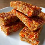 Barritas Energéticas: El Snack Definitivo de Zanahoria, Avena y Coco 5 Barritas Energéticas de Zanahoria, Avena y Coco