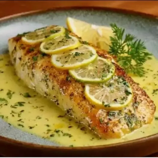 Pescado al Limón en Salsa de Mantequilla: El Sabor del Mar en 15 Minutos