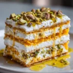 Milhojas de Calabaza y Pistachos