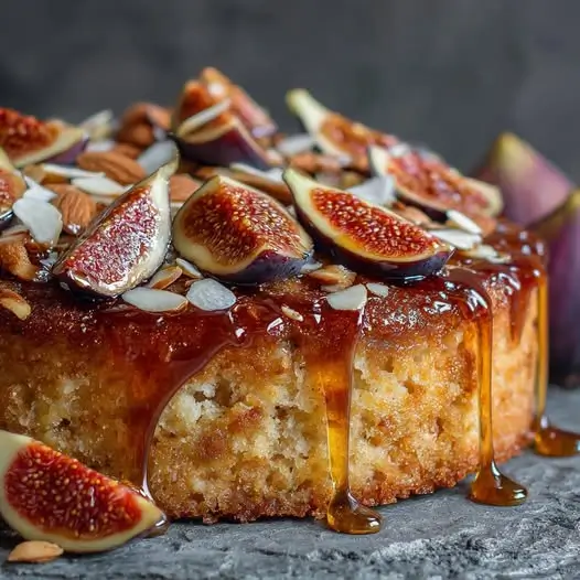 Tarta de Higos y Almendras con Miel Otoñal: Un Bocado de Elegancia y Sabor
