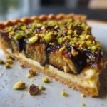 Tarta de Berenjena Asada y Pistachos Crujientes: El Entrante Sin Horno que Cautiva 87 Tarta de Berenjena Asada y Pistachos Crujiente