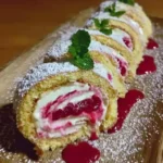 Rotolo Panna e Alchermes: Il Dolce della Tradizione Soffice e Goloso 55 Rotolo Panna e Alchermes