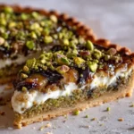 Tarta de Berenjena Asada y Pistachos Crujientes: Sabor Mediterráneo y Textura Irresistible 5 Tarta de Berenjena Asada y Pistachos Crujientes