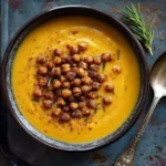 Crema de Calabaza Asada con Garbanzos Crujientes y Comino: El Consuelo Gourmet del Otoño 5 Crema de Calabaza Asada con Garbanzos Crujientes y Comino