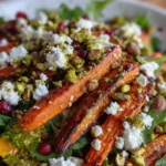 Ensalada de Zanahoria Asada, Pistachos y Queso Feta: Un Viaje Mediterráneo de Sabor 5 Ensalada de Zanahoria Asada, Pistachos y Queso Feta