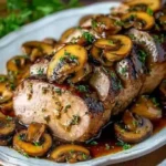 Solomillo y Champiñones