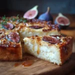Tarta Rústica de Higos y Queso de Cabra