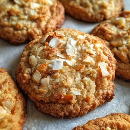 Galletas de Coco y Chocolate Blanco : Suaves, Dulces y con Textura Tropical