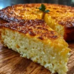 Pastel de Elote y Queso Cremoso