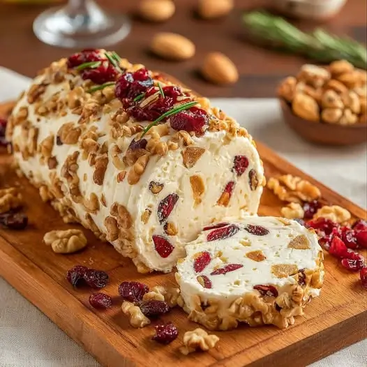 Queso Crema Botanero : Dulce y Salado con Nuez y Arándanos