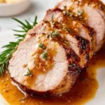 Lomo de Cerdo en Salsa de Mostaza y Miel Dijon