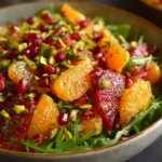 Ensalada de Invierno con Granada, Naranja y Pistachos