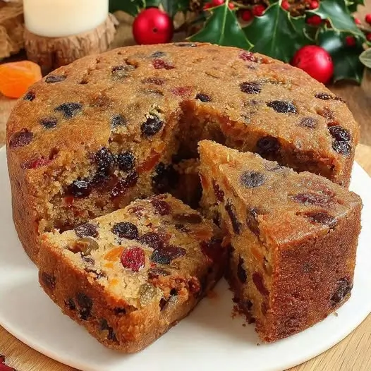 Pastel de Frutas Navideño : Húmedo, Aromático y Festivo