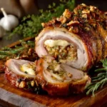 Lomo Relleno de Jamón, Queso y Frutos Secos