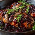 Lomo de Cerdo en Salsa de Ciruela y Vino Tinto