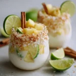 Sangría Tropical de Invierno (Coco y Piña)