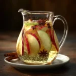 Sangría Blanca de Invierno con Manzana y Canela