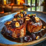Solomillo de Cerdo en Salsa de Ciruelas Pasas y Ron Añejo