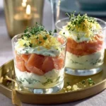 Perla del Mar: Vasitos de Salmón y Crema de Cítricos